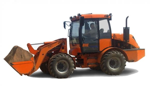 Фронтальный погрузчик БМЕ 1565 с гидростатическим приводом Rexroth A4VG56
