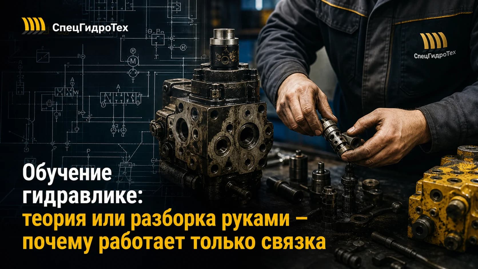 Обучение гидравлике: теория или разборка руками — почему работает только связка