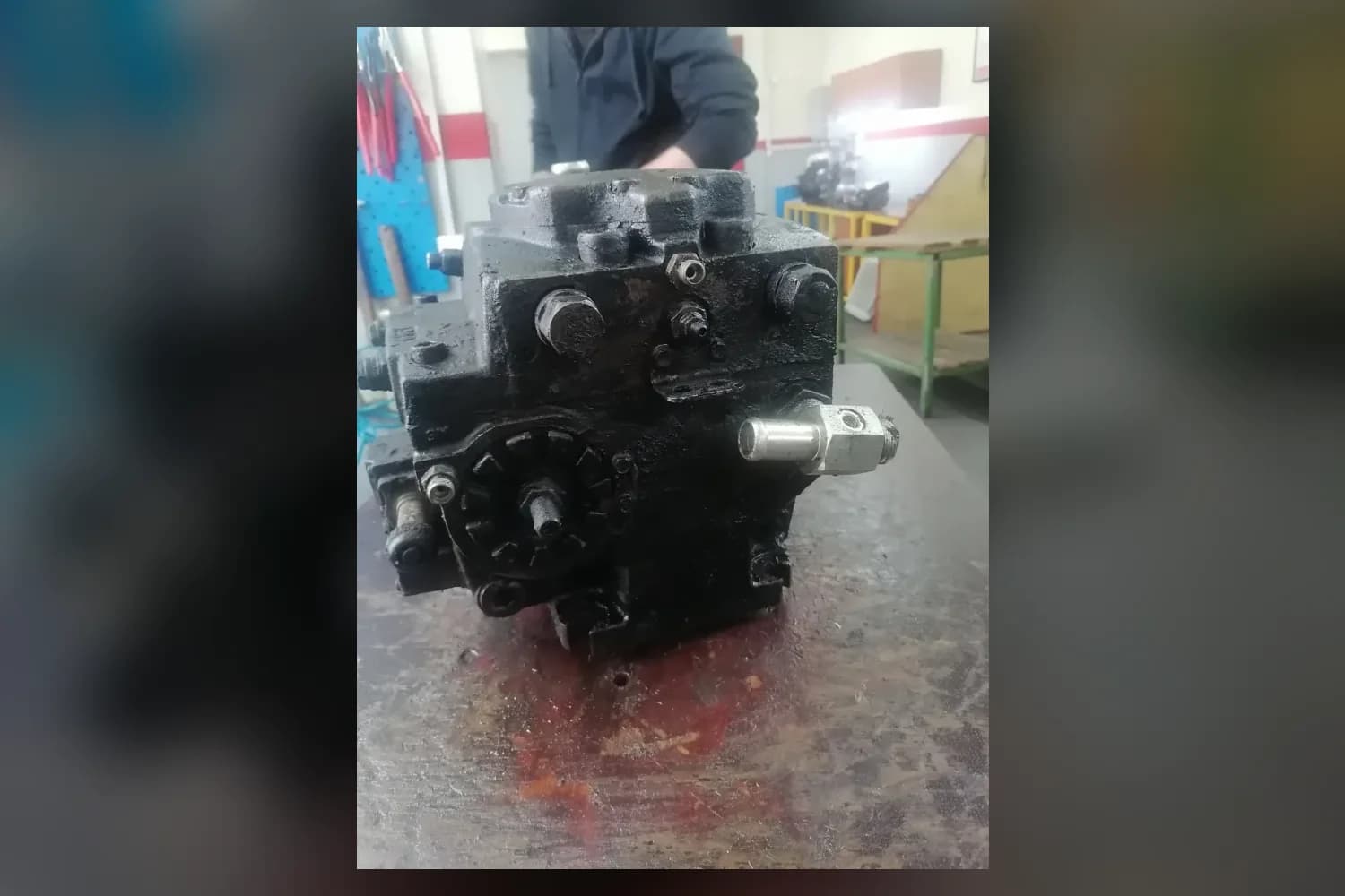 H1P130 тянул слабо — а шайба и блок оказались целы
